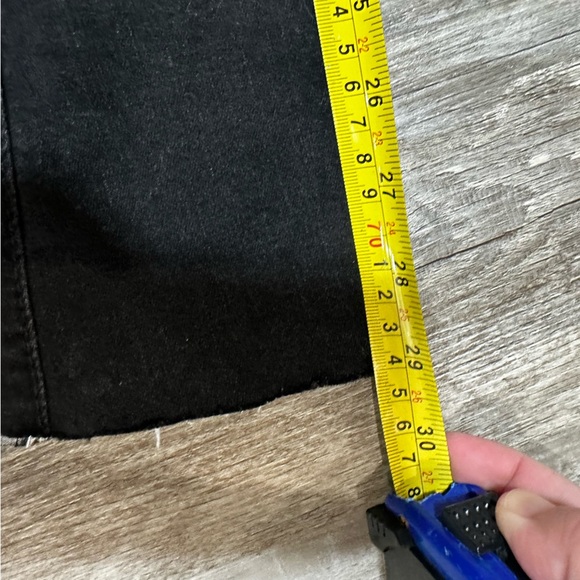 Free People Drapey A Line Pull On  Bell Bottoms Flare Jeans 29 Black ob890046 - Picture 9 of 9